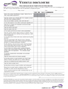 Print completed vehicle disclosure form